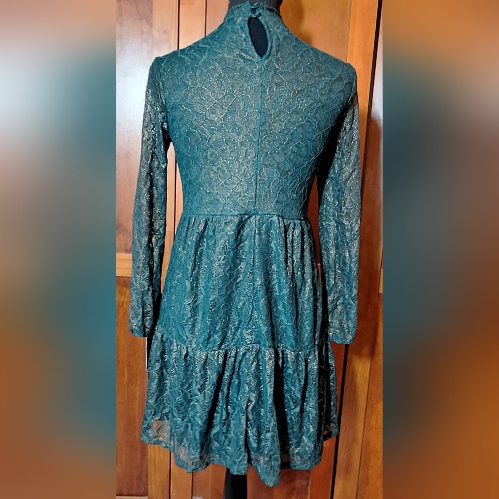 🎡NWT ART CLASS long sleeve midi dress. Size L (10-12) - Picture 4 of 12